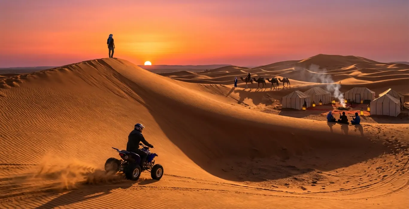 Tour di 4 Giorni da Agadir a Marrakech via Merzouga: Deserto e Patrimonio UNESCO